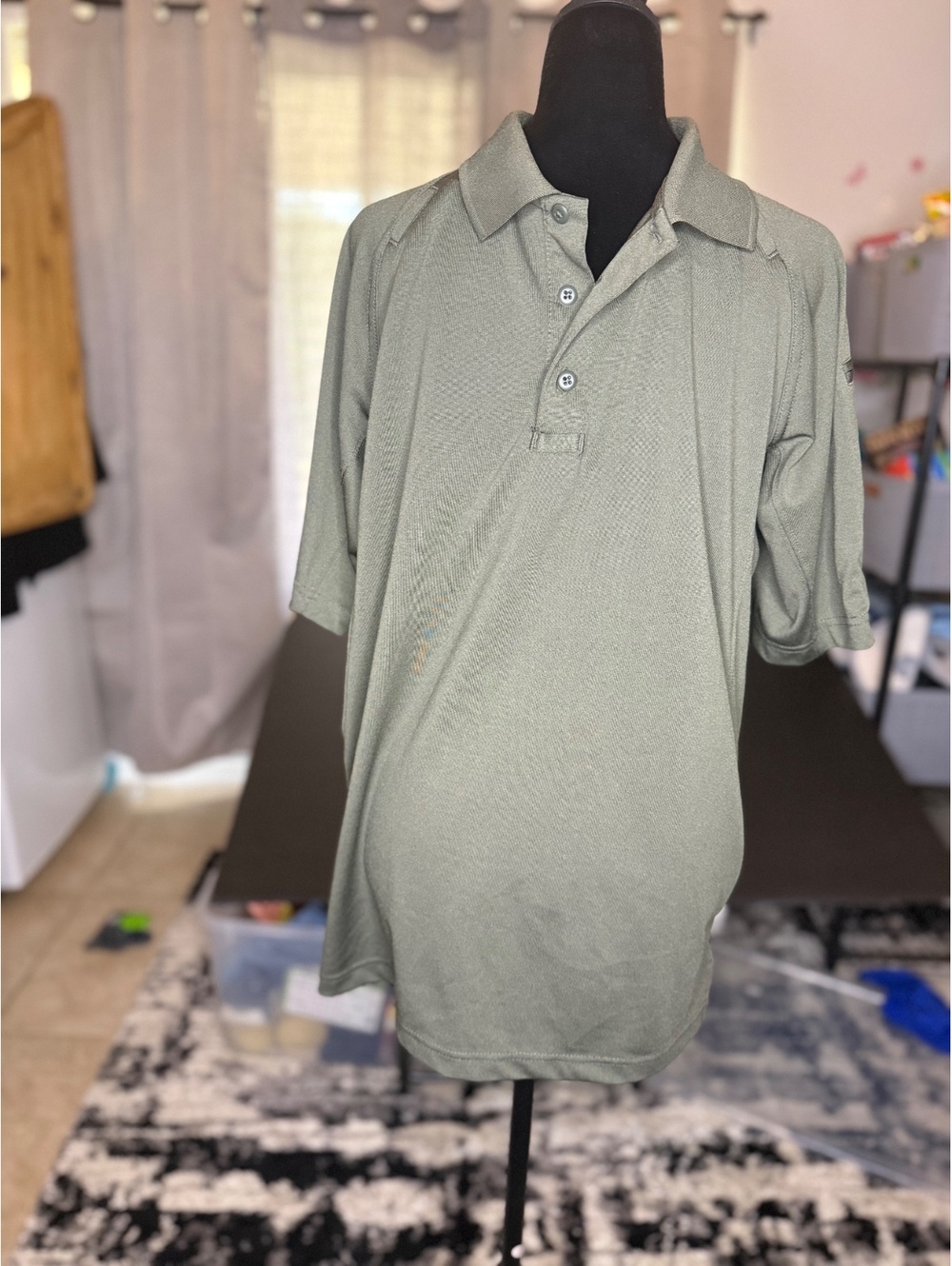 5.11 Tactical Men's Olive Green Polo Shirt Size M